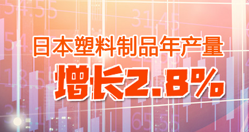 日本塑料制品年產量增長2.8%